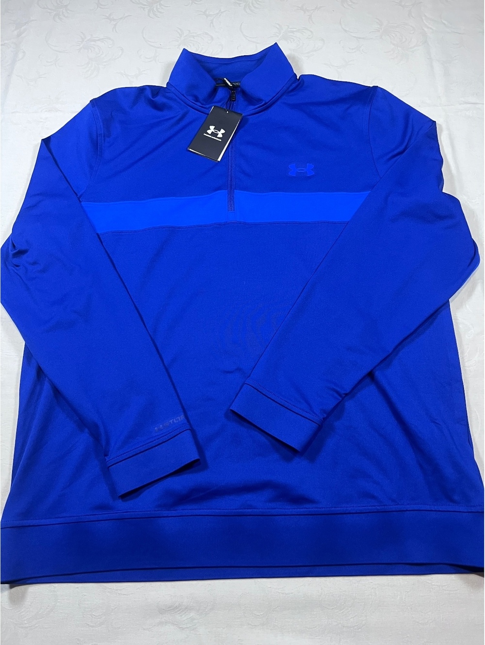 NEW Under Armour Storm Golf 1/2 Zip Midlayer Blue Size Large
